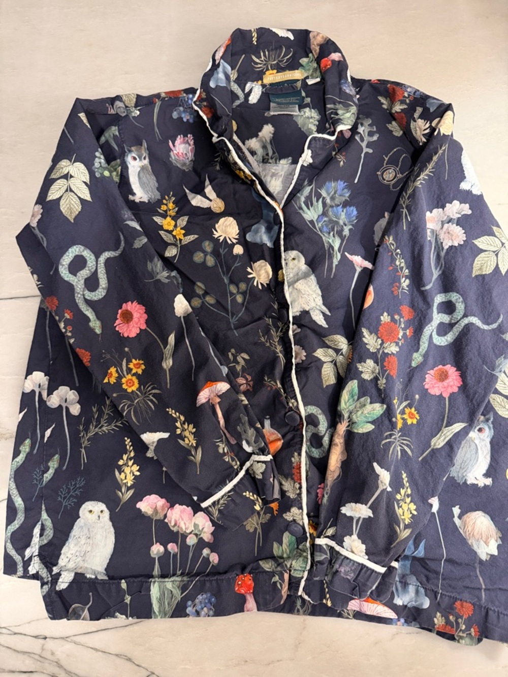 Pottery Barn Teen Harry Potter Herbology Percale Pajama Set - Picture 2 of 5